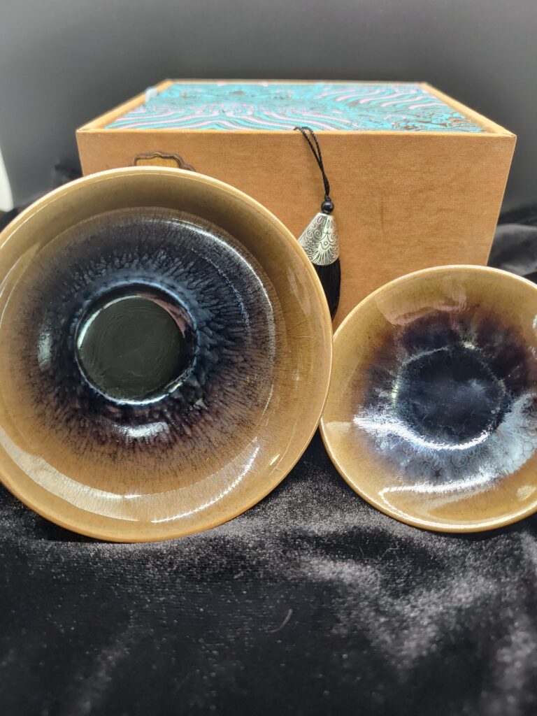 You Bing Fu: Oil Spot / OG glaze, Gaiwan