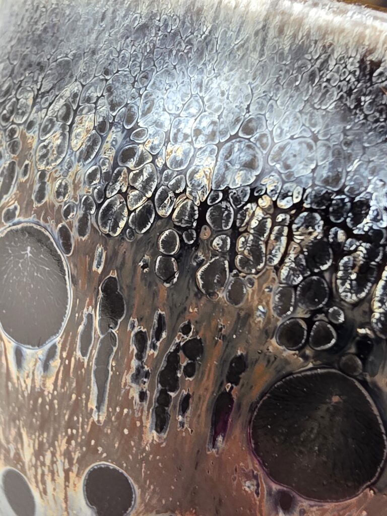 Chen Liuxing Obsidian cup with Celestial Oil-Drop Rays