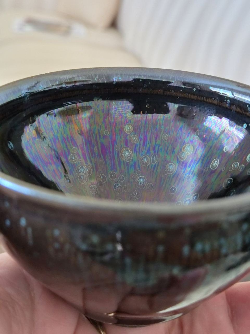 Wu Zhoufu Fuyao yaobian Jian Zhan with colorful crystalline drops