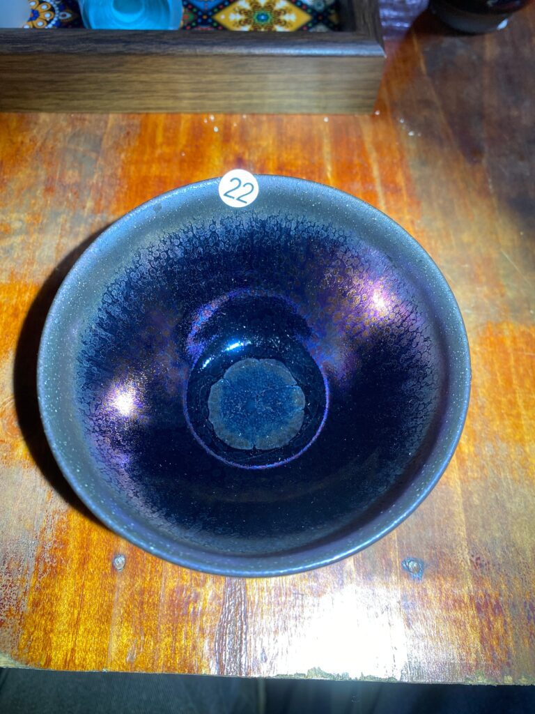 You Jiajun side-fired Jian ware example photographed by Anna