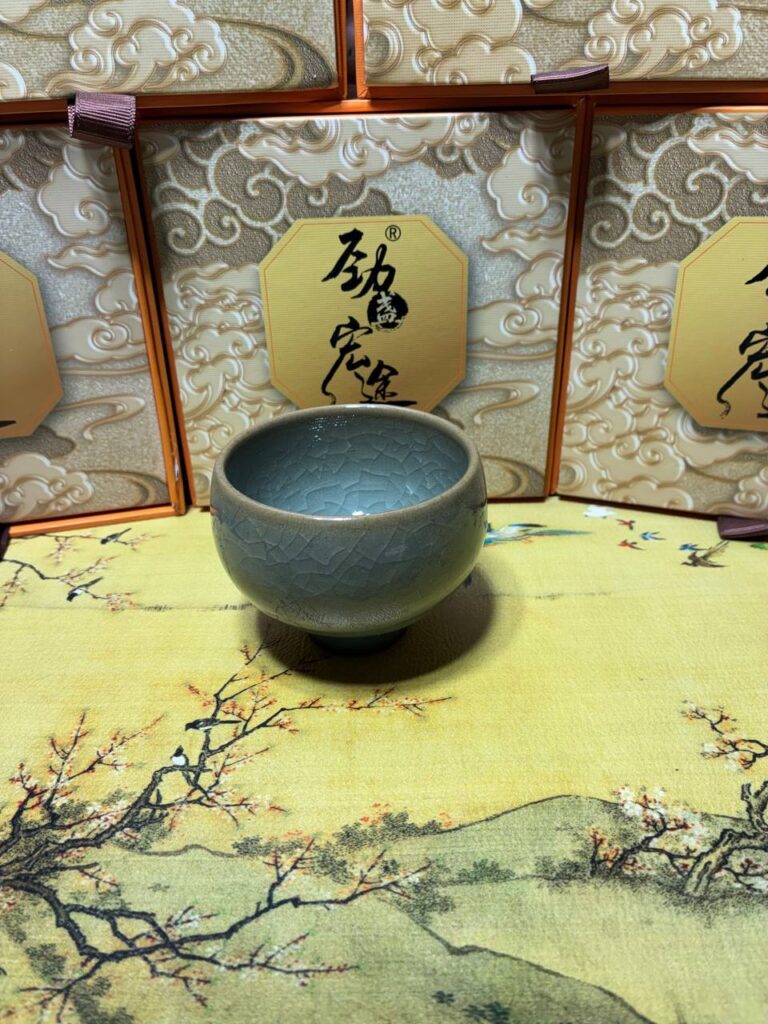Pale Blue Rounded Cup