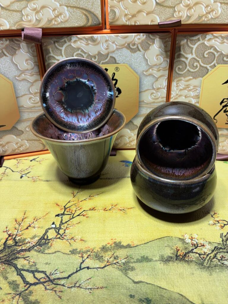 Iridescent Vessel Trio