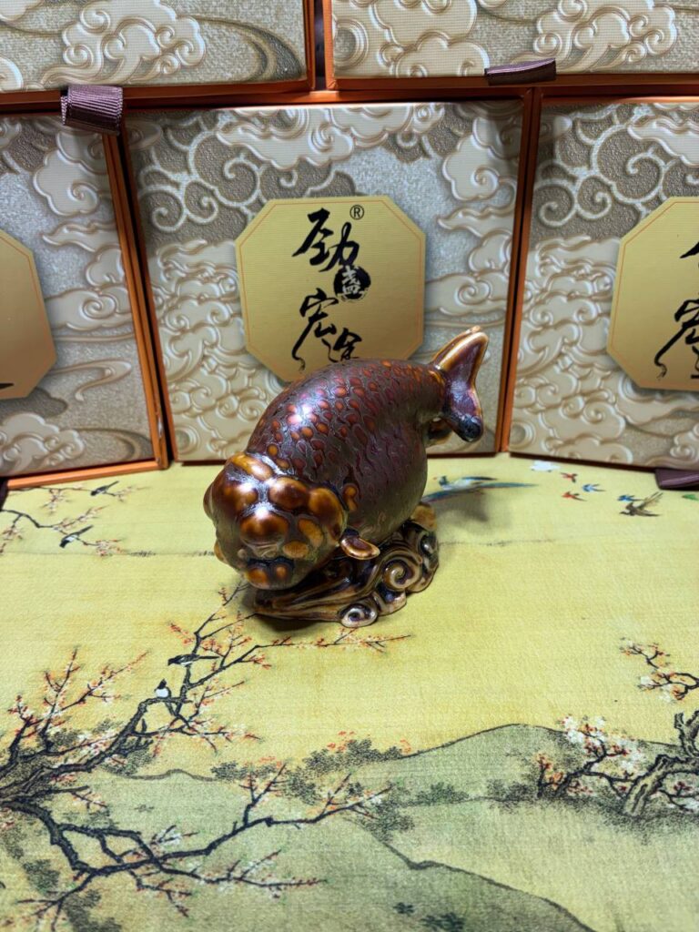 Iridescent Animal Sculpture