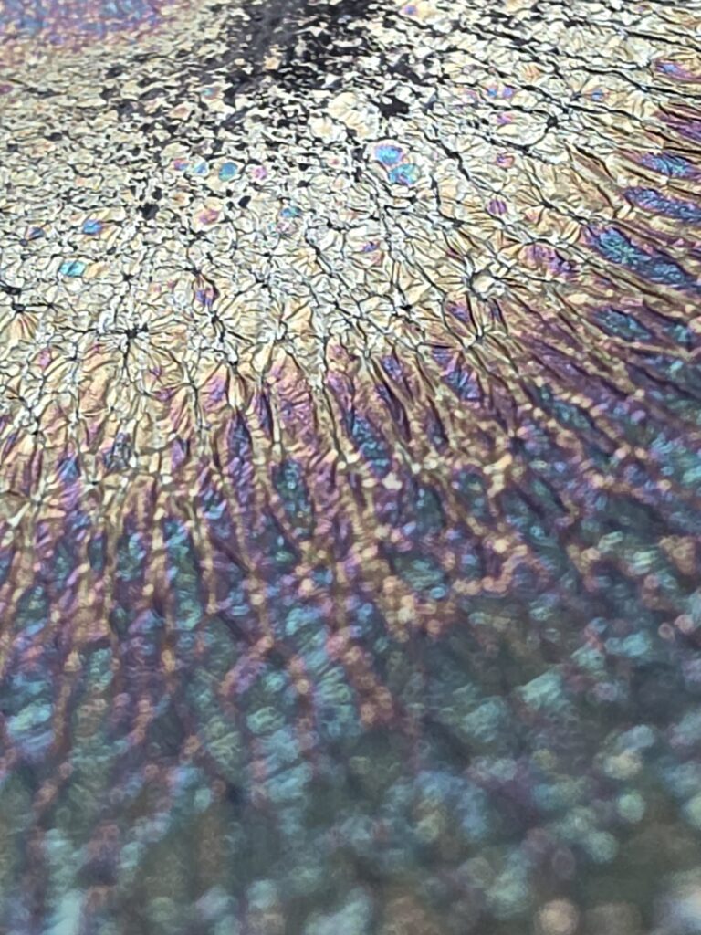 Coloful wood-fired